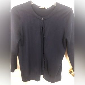 Navy blue ann taylor cardigan